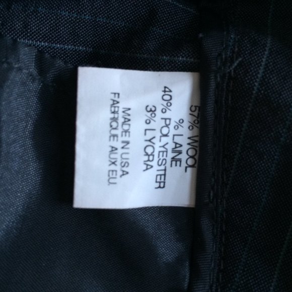 Theory dark grey stripe  wool blend trouser size 6 - Picture 4 of 4